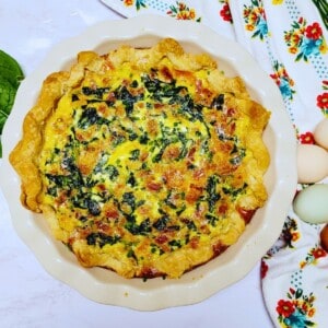 Bacon Spinach Quiche