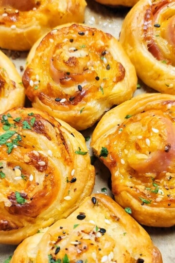 Ham and Cheese Pinwheels