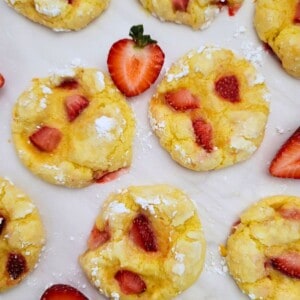 Strawberry Lemon Cookies