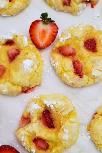 Strawberry Lemon Cookies