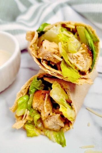 Chicken Caesar Salad Wrap Recipe