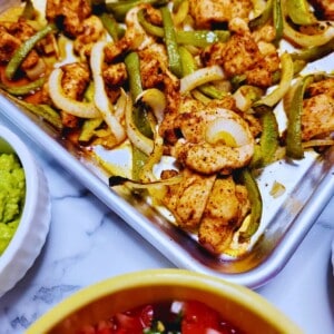 Sheet Pan Chicken Fajitas