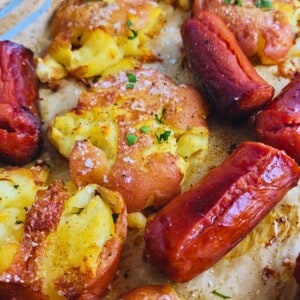 Sheet Pan Sausage and Potatoes