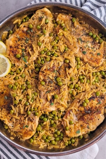 Lemon Chicken and Orzo