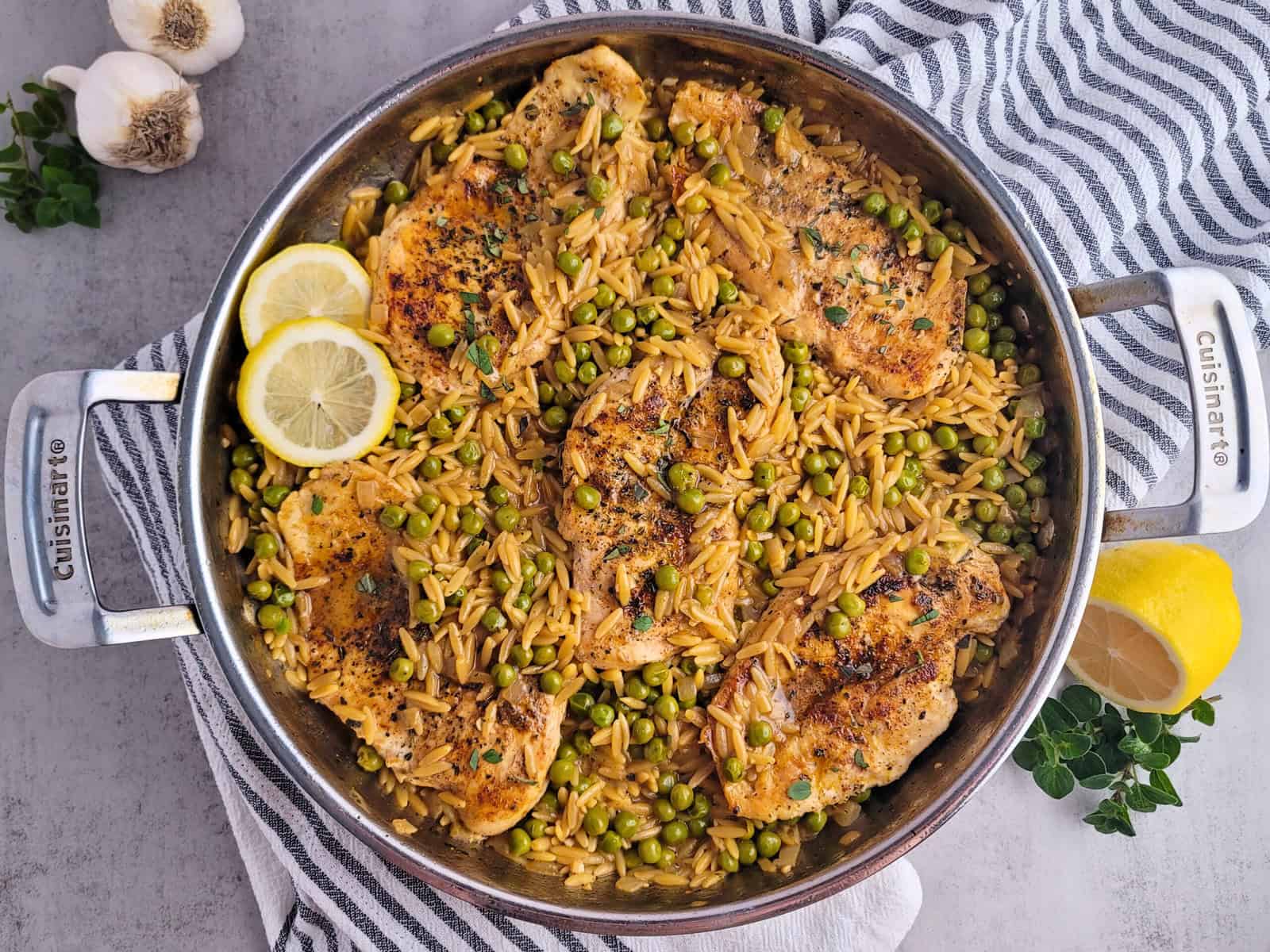 Lemon Chicken and Orzo