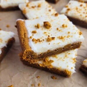 Gingerbread Cookie Bars