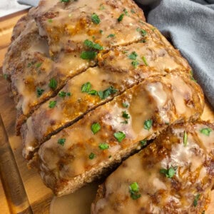 Classic Meatloaf with Brown Gravy Recipe.