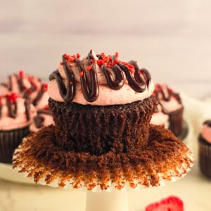 Chocolate Strawberry Cupcakes