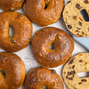 Cinnamon Raisin Bagels