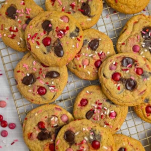 Valentine M&M Cookies