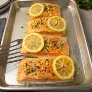 Best Garlic Baked Salmon