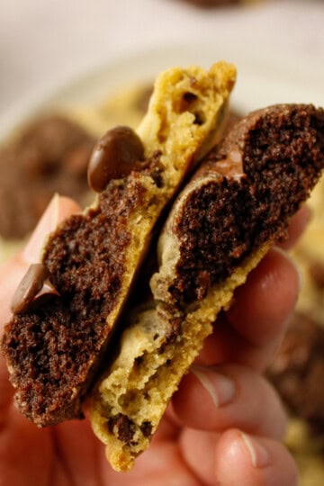 Easy Homemade Brookie Cookies