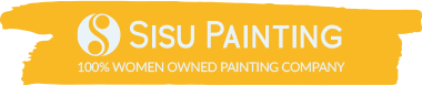 Sisu painting logo in orange color