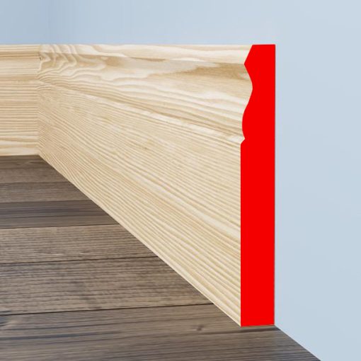 Europa Ogee Pine Skirting