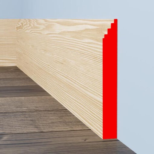 Mini Stepped Pine Skirting Board