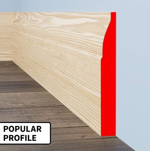 pine ovolo skirting board