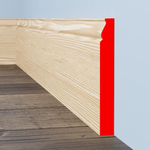 Ovolo Mini Pine Skirting