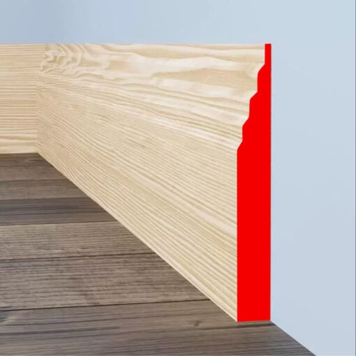 Stepped 3 Pine Skirting