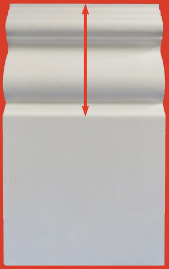 image showing height of profile
