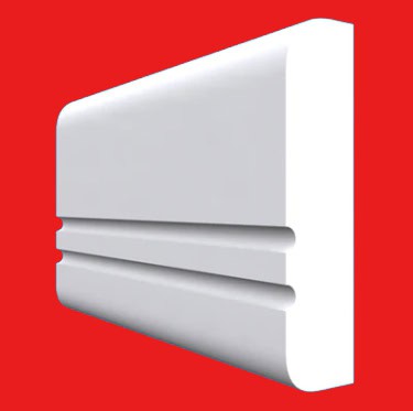 Bullnose C Grooved 2 Dado Rail