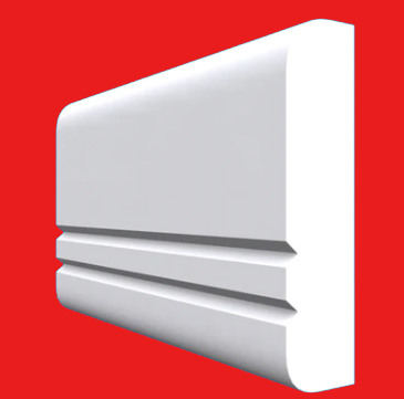 Bullnose V Grooved 2 Dado Rail