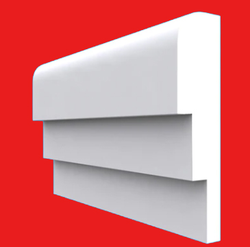 Large Stepped Dado Rail