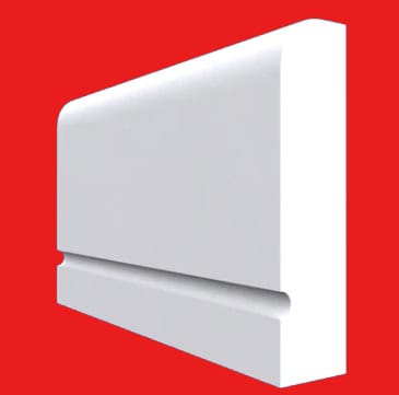 Square Edge C Grooved Dado Rail
