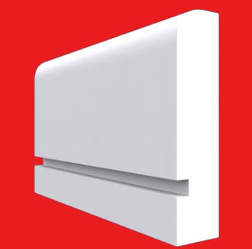 Square Edge Grooved Dado Rail