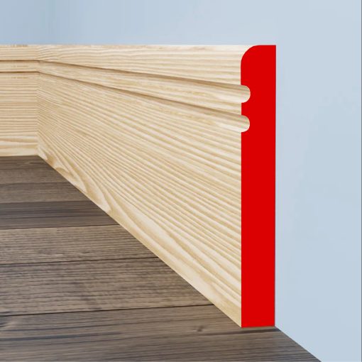 Bullnose C Grooved 2 Pine Skirting