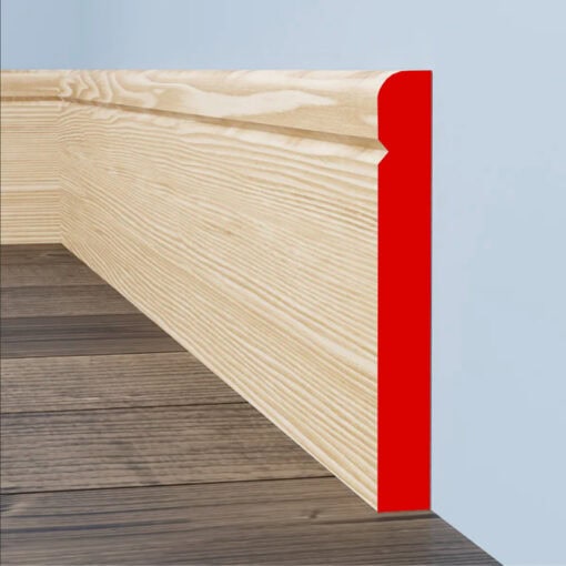 Bullnose V Grooved Pine Skirting