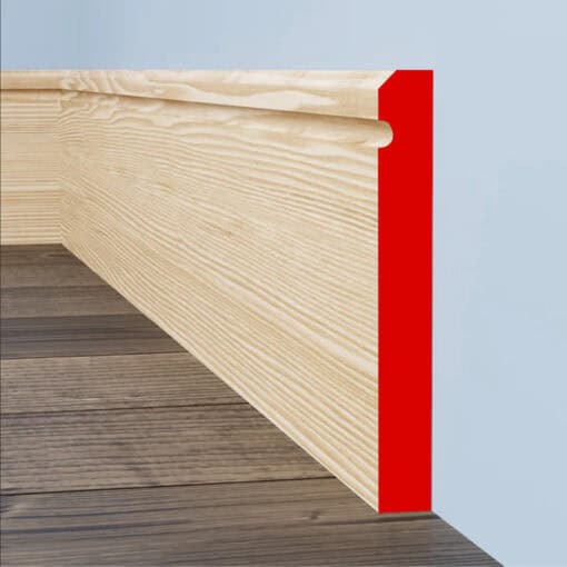 Edge C Grooved Pine Skirting