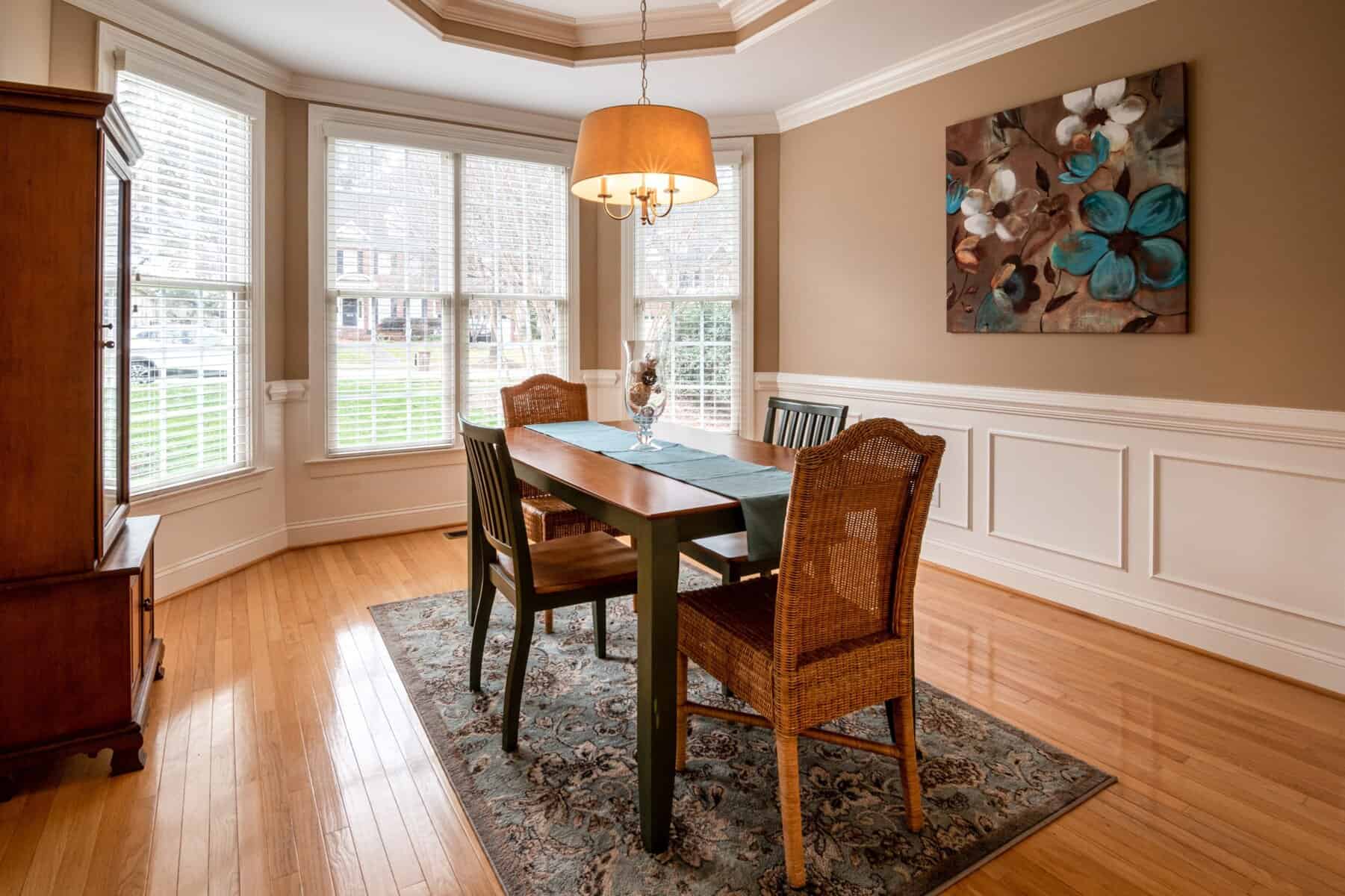 skirting board covers in dining room