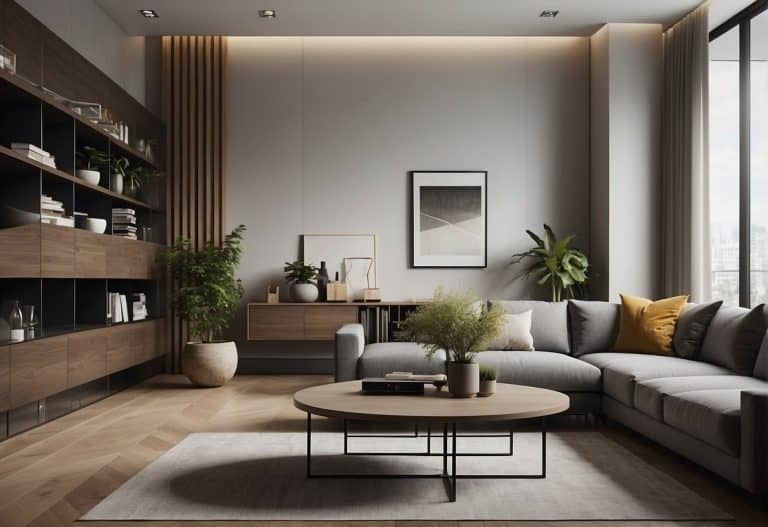 modern living room space