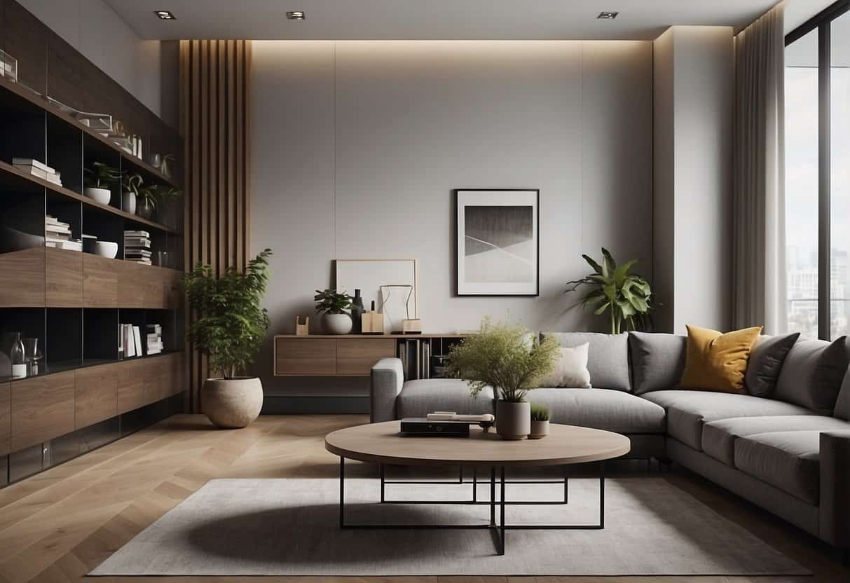 modern living room space