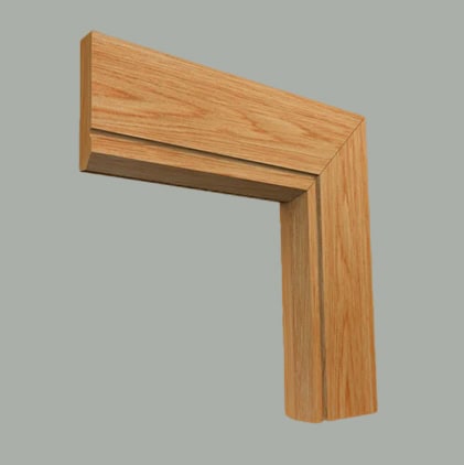 edge c grooved oak architrave