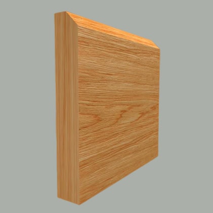 edge oak skirting board