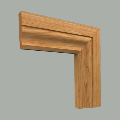 europa ogee oak architrave