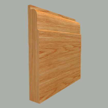 lambs tongue oak skirting
