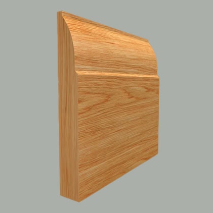 ovolo oak skirting