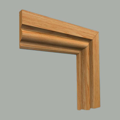 regency ogee oak architrave