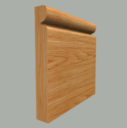 reveal oak skirting
