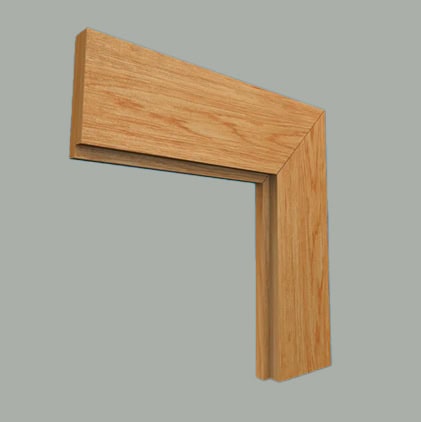 single step oak architrave