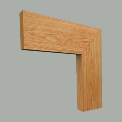square edge oak architrave