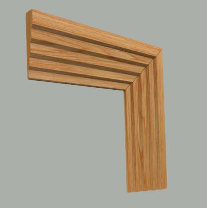 stepped 3 oak architrave