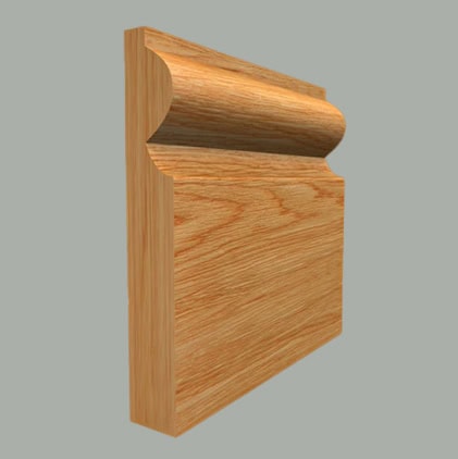 torus oak skirting board