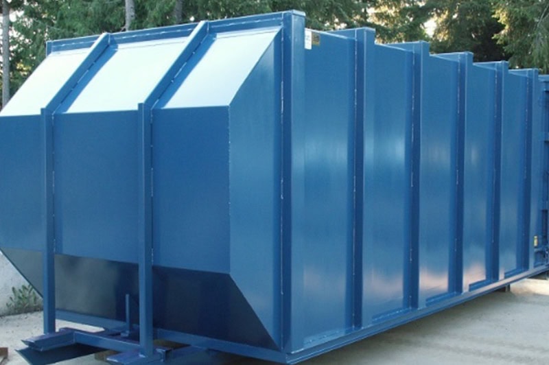 Industrial waste storage container for efficient waste management solutions.