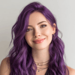 Amethyst Purple Hair Dye with Added Plex Hair Care Conditioner, Permanent Hair Colour