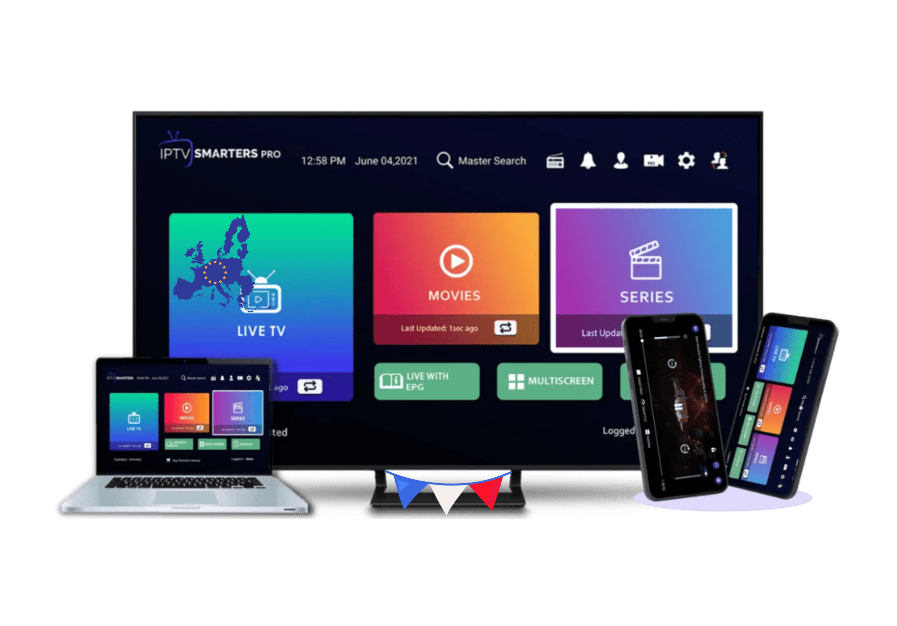 Smarters Pro Aacceuille