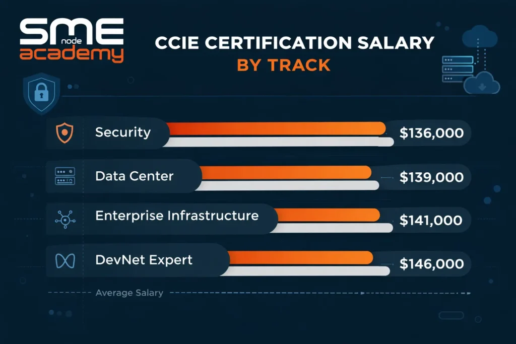 CCIE Certification Salary by Track