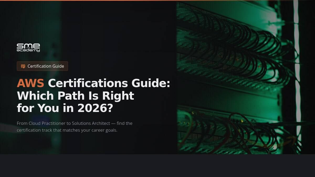 Guide to AWS certifications and career paths for 2026.